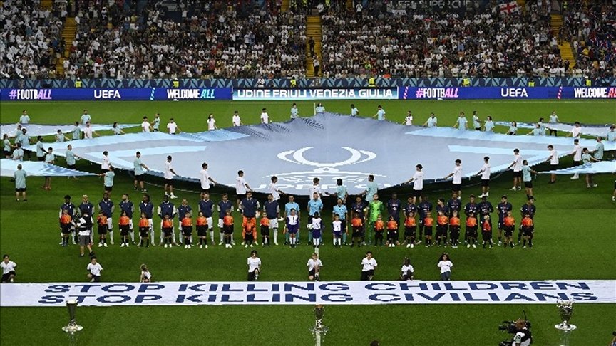 الاتحاد الأوروبي لكرة القدم: "أوقفوا قتل الأطفال.. أوقفوا قتل المدنيين"